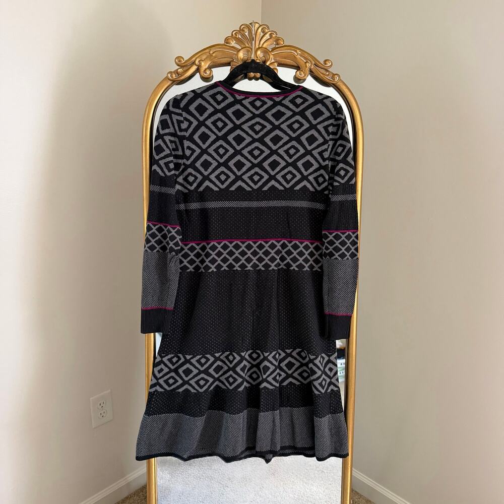 Krimson Klover Long Sleeve Geometric Sweater Dress - Picture 7 of 9
